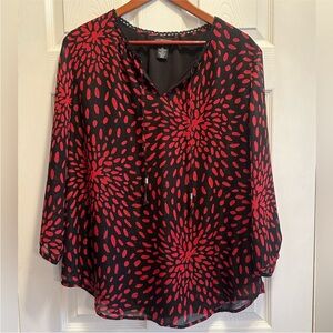 Liz Claiborne Blooming Romance Top